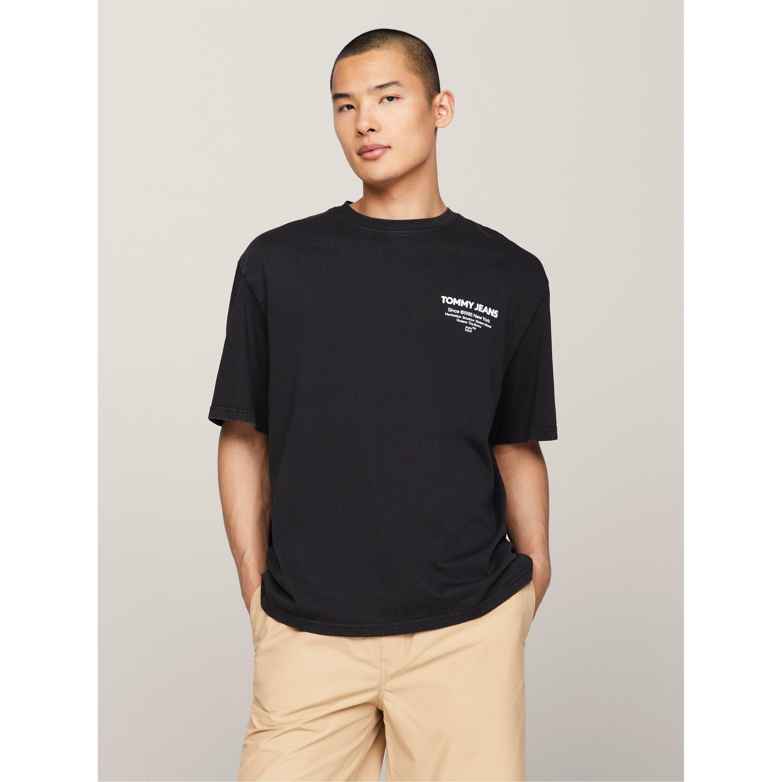 Tommy Jeans Washed Logo Regular Fit T Shirt