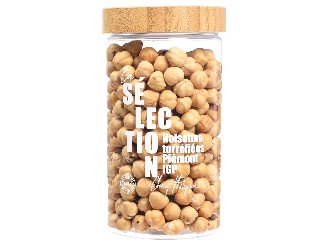 Noisettes du Piémont IGP torréfiées - 500 g - Sélection Chef Philippe - Meilleur du Chef