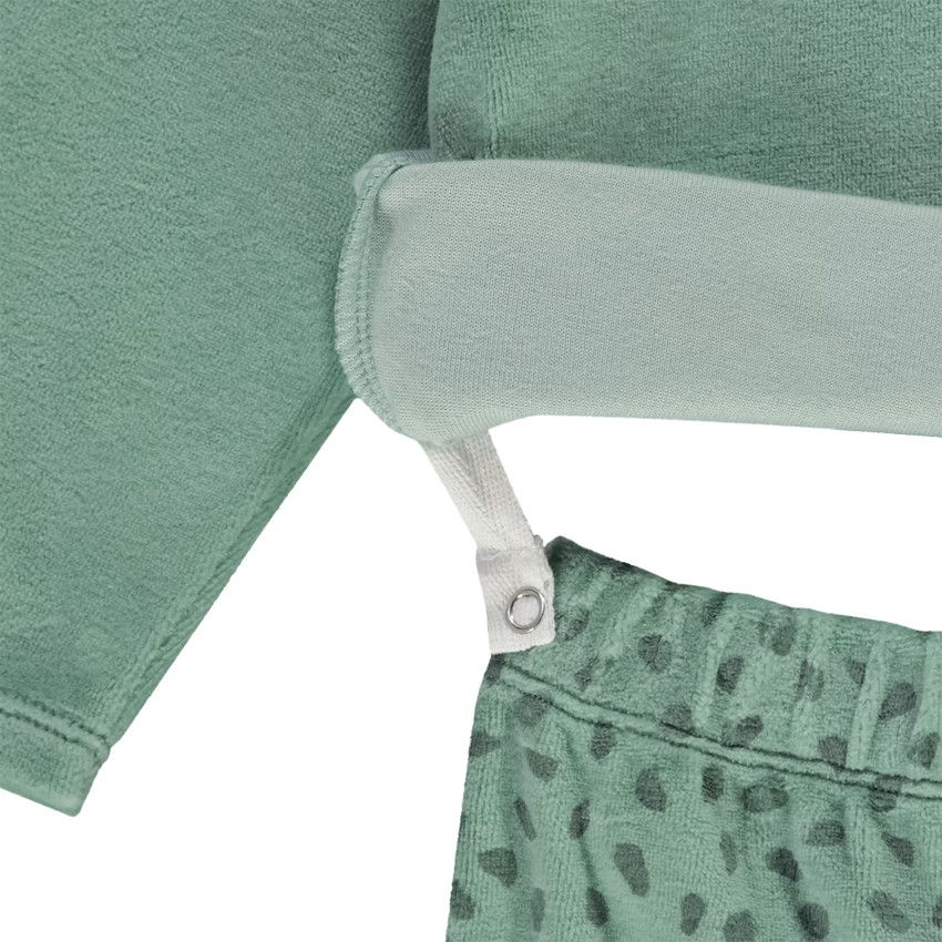 Pyjama 2 pièces imprimé fantaisie pour bébé garçon - Vert