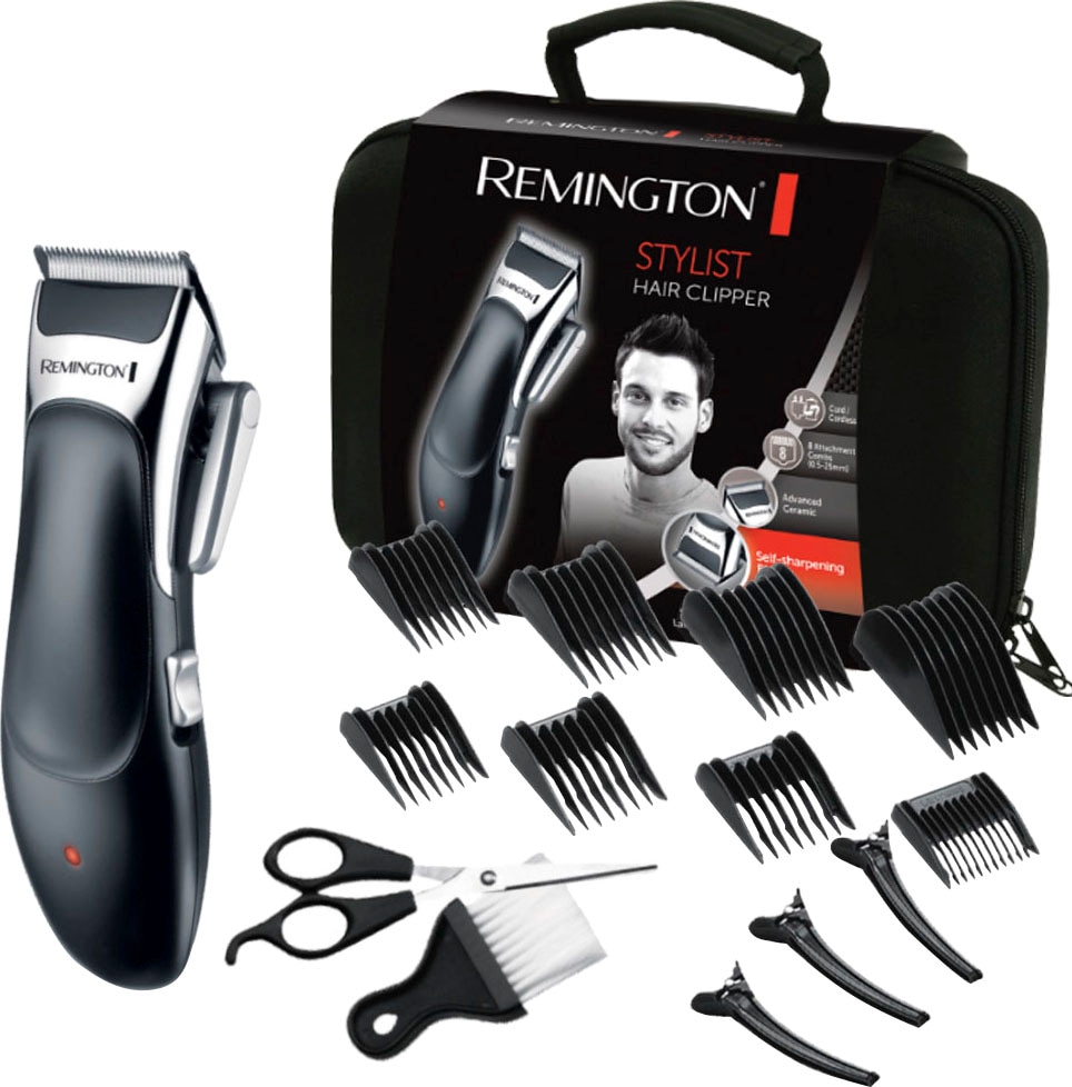 Remington Haarschneider »Stylist, HC363C -« 8 Aufsätze für Herren - 8 Kammaufsätze, kabellos, Profi-Koffer