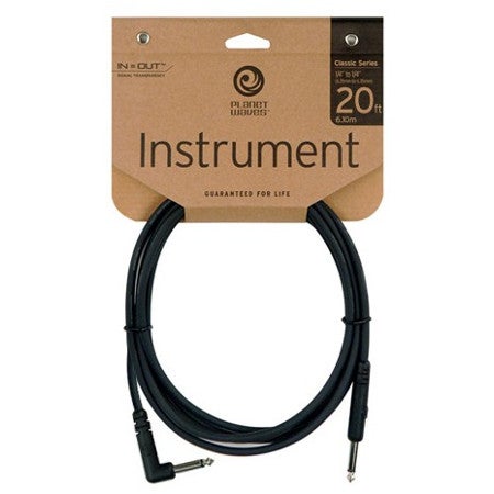 D'Addario CGTRA-20 Classic Series jack kabel recht-haaks 3 meter