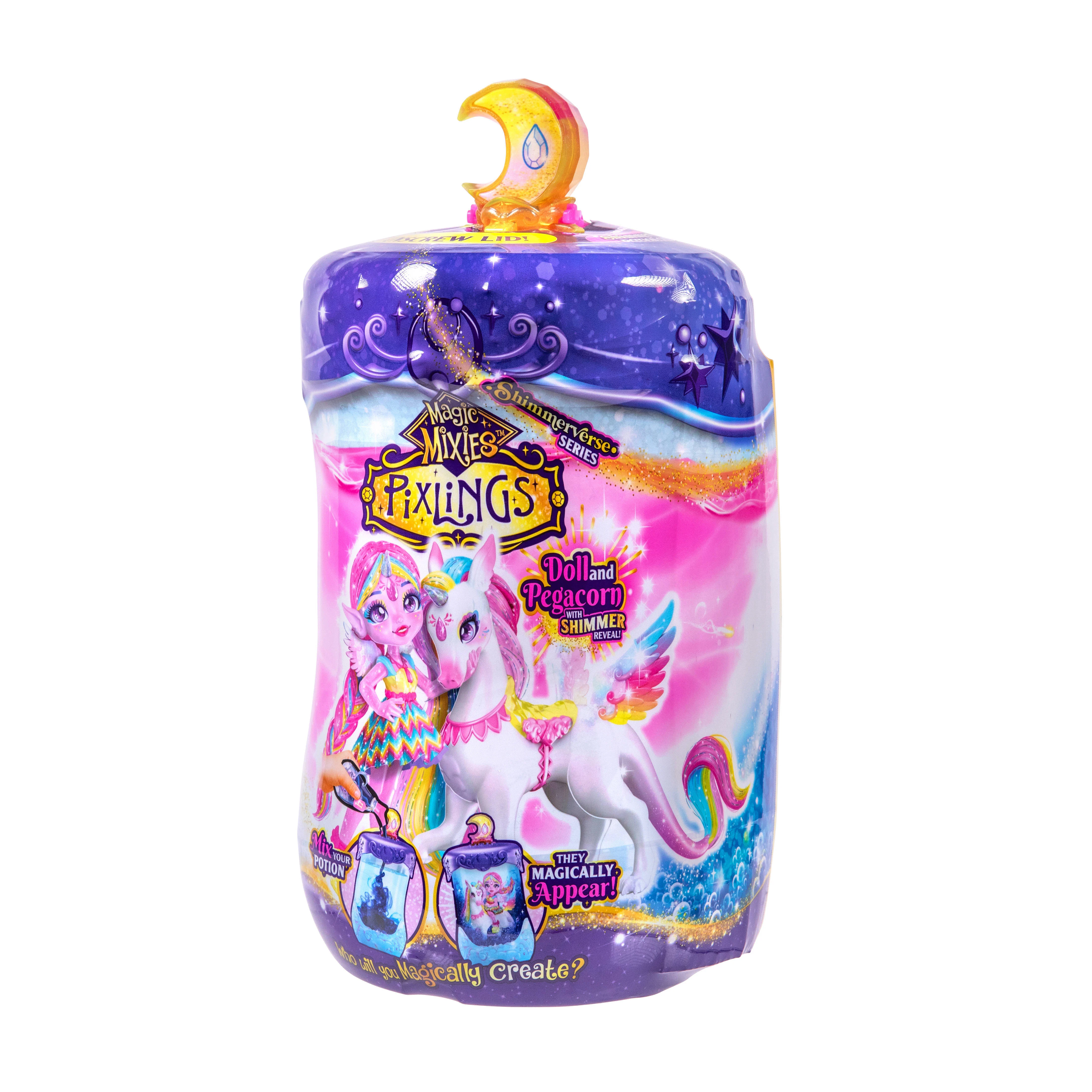 Moose Toys Magic Mixies Pixlings Pop & Unicorn Rainbow Star Duoset