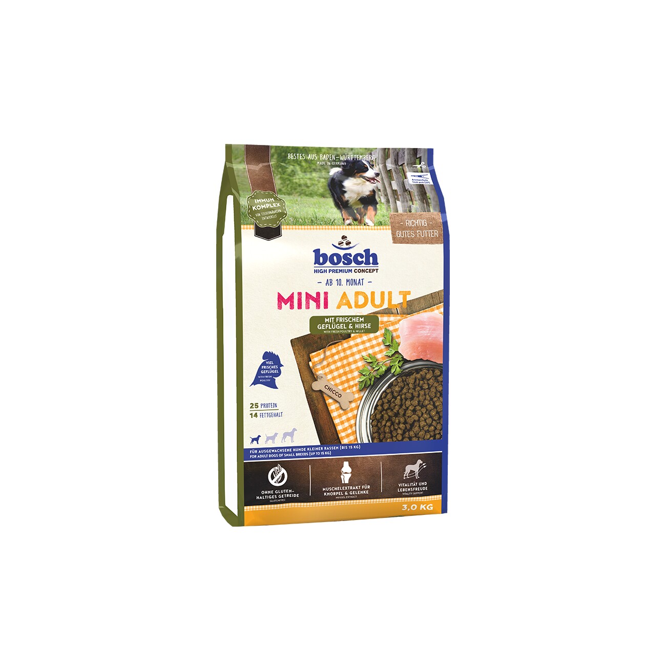bosch Mini Adult Geflügel und Hirse 3 kg