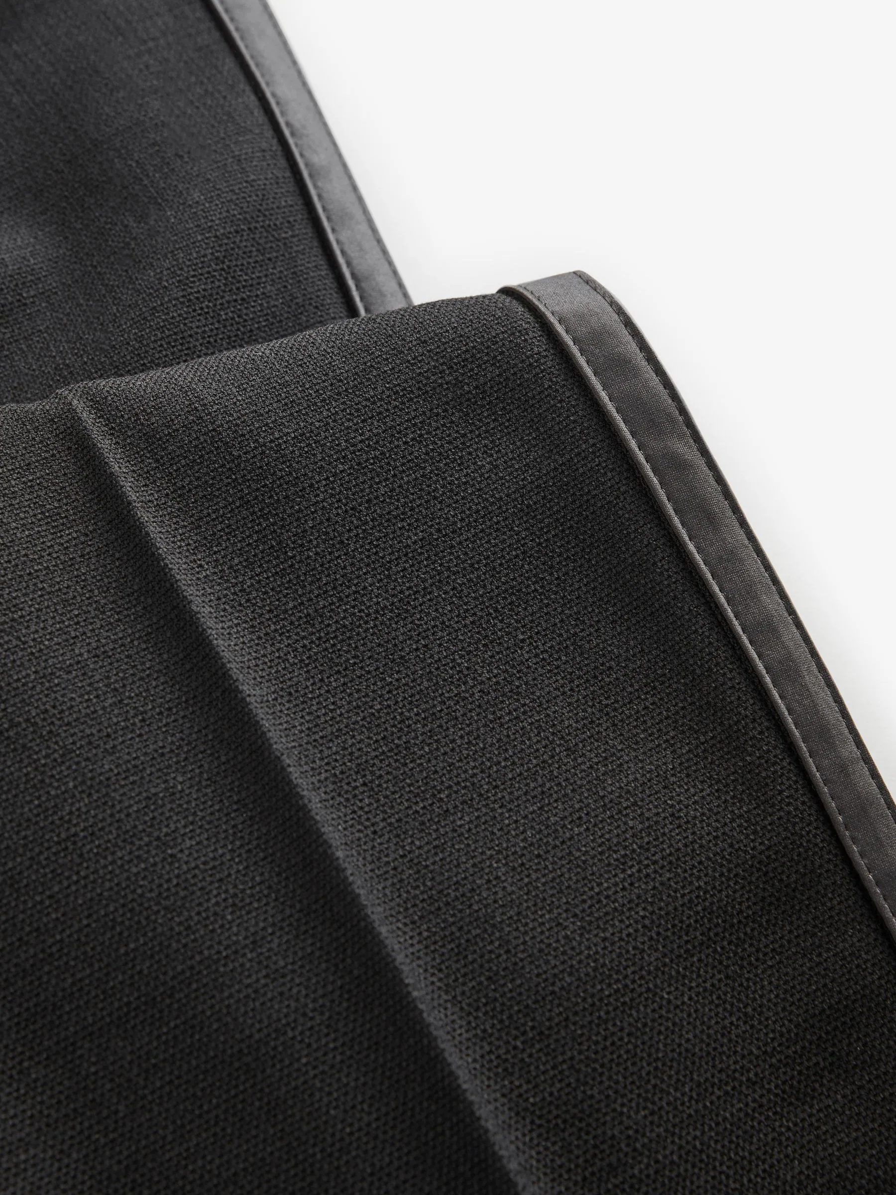 Zwart - Slim Fit - Adjustable Tuxedo Trousers With Wool