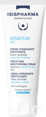 Isispharma Sensylia 24h Crème Hydratante Fortifiante Peaux Sensibles Normales À Sèches 40ml