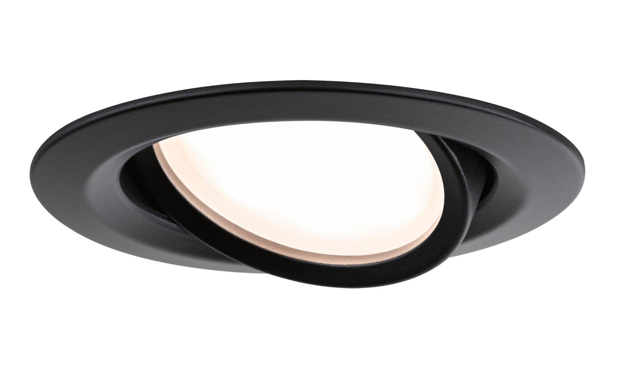 Einbauspot LED Nova Plus Coin Set, 3 x 6W, 2700K, SchwarzSpotleuchte zur Deckenmontage