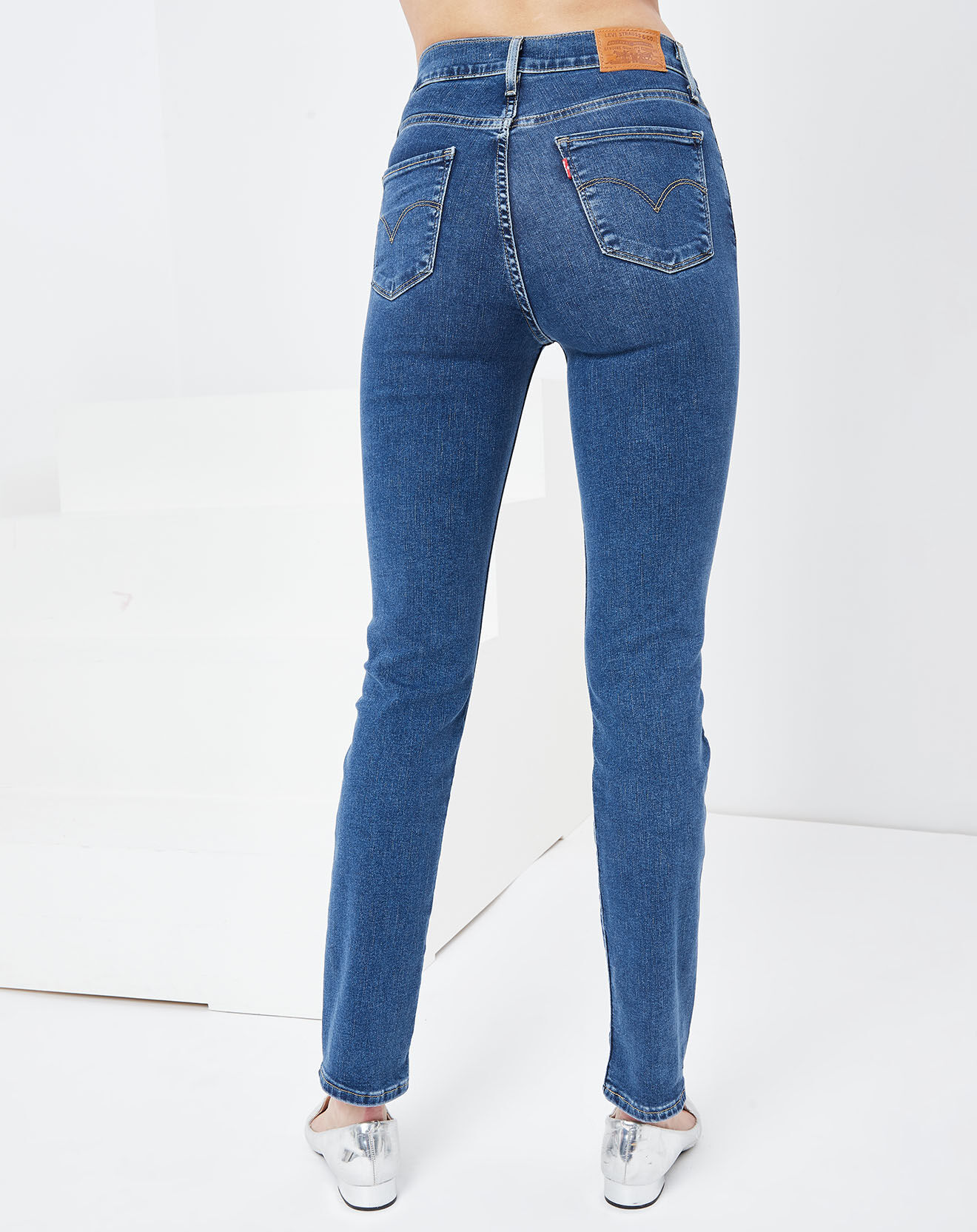 Levi's® Jean 724 High Straight Paris Stroll bleu