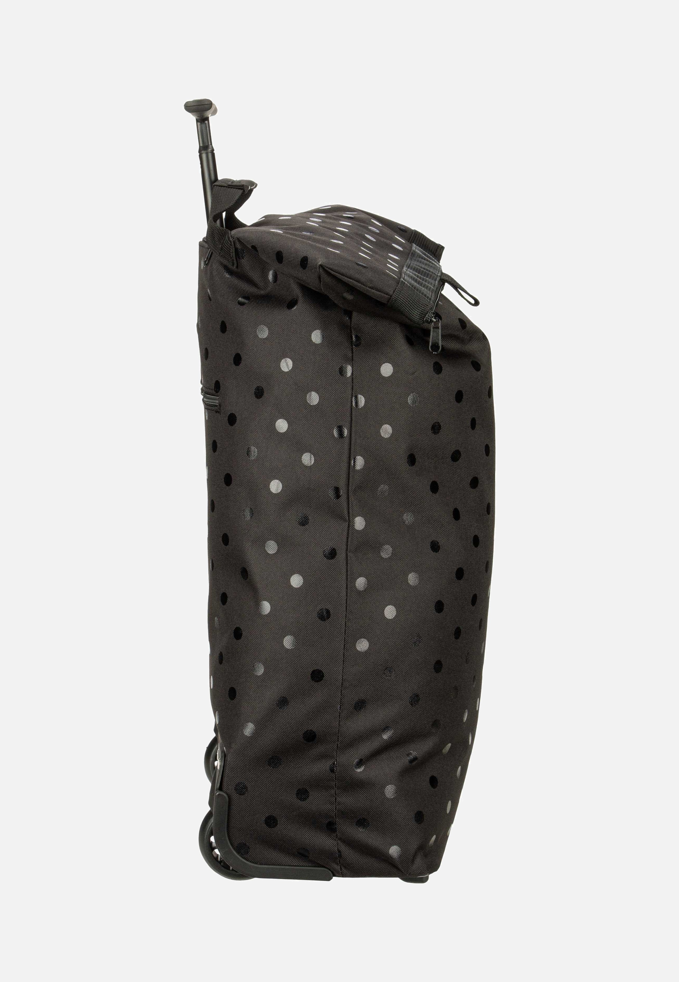 trolley M Glossy Dots Black - Einkaufstrolley