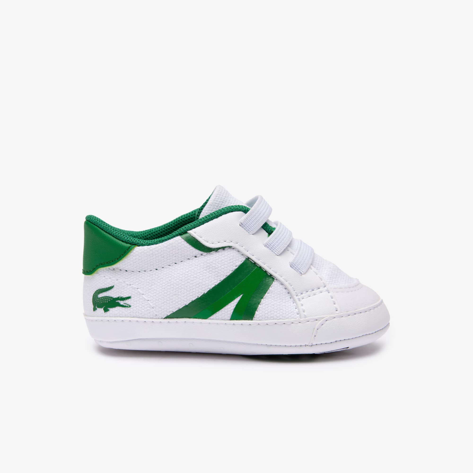 Sneakers L004 Cub bébé en textile et synthétique Chaussures - Blanc - Lacoste - Enfant