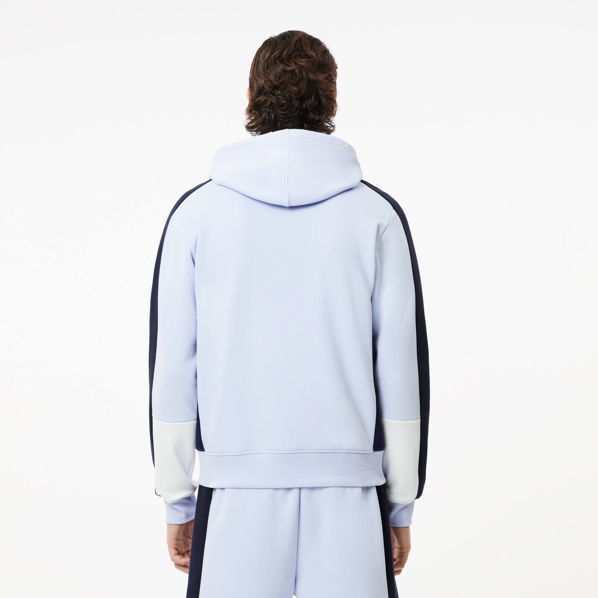 Colourblock Jogging-Hoodie Sweatshirts - Blau - Lacoste - Herren