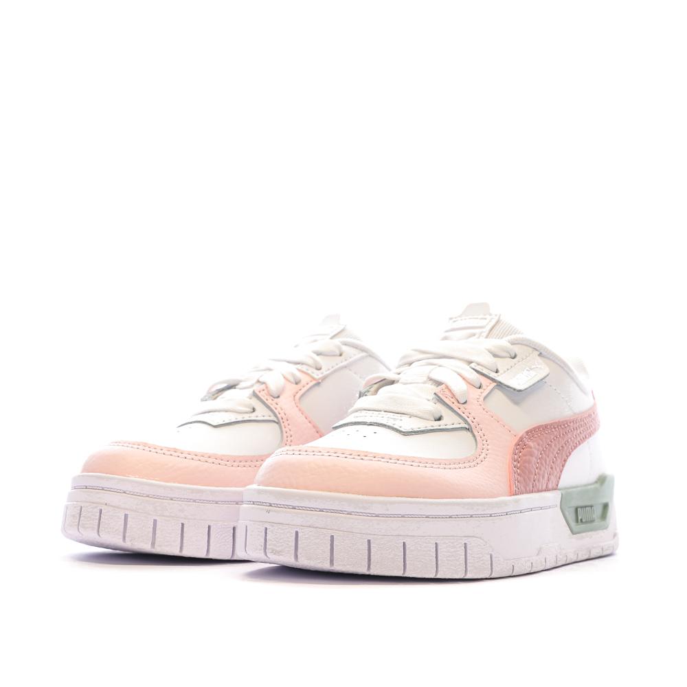 Puma Baskets Blanches/Rose Fille Puma Cali Dream Pastel