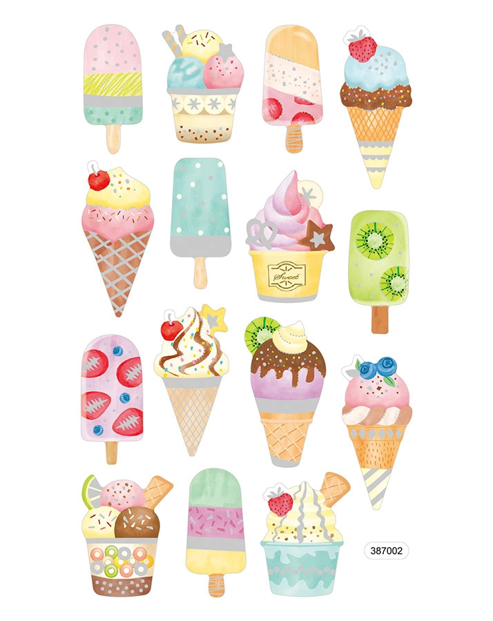 Soft-Sticker TROPICAL 28-teilig in bunt
