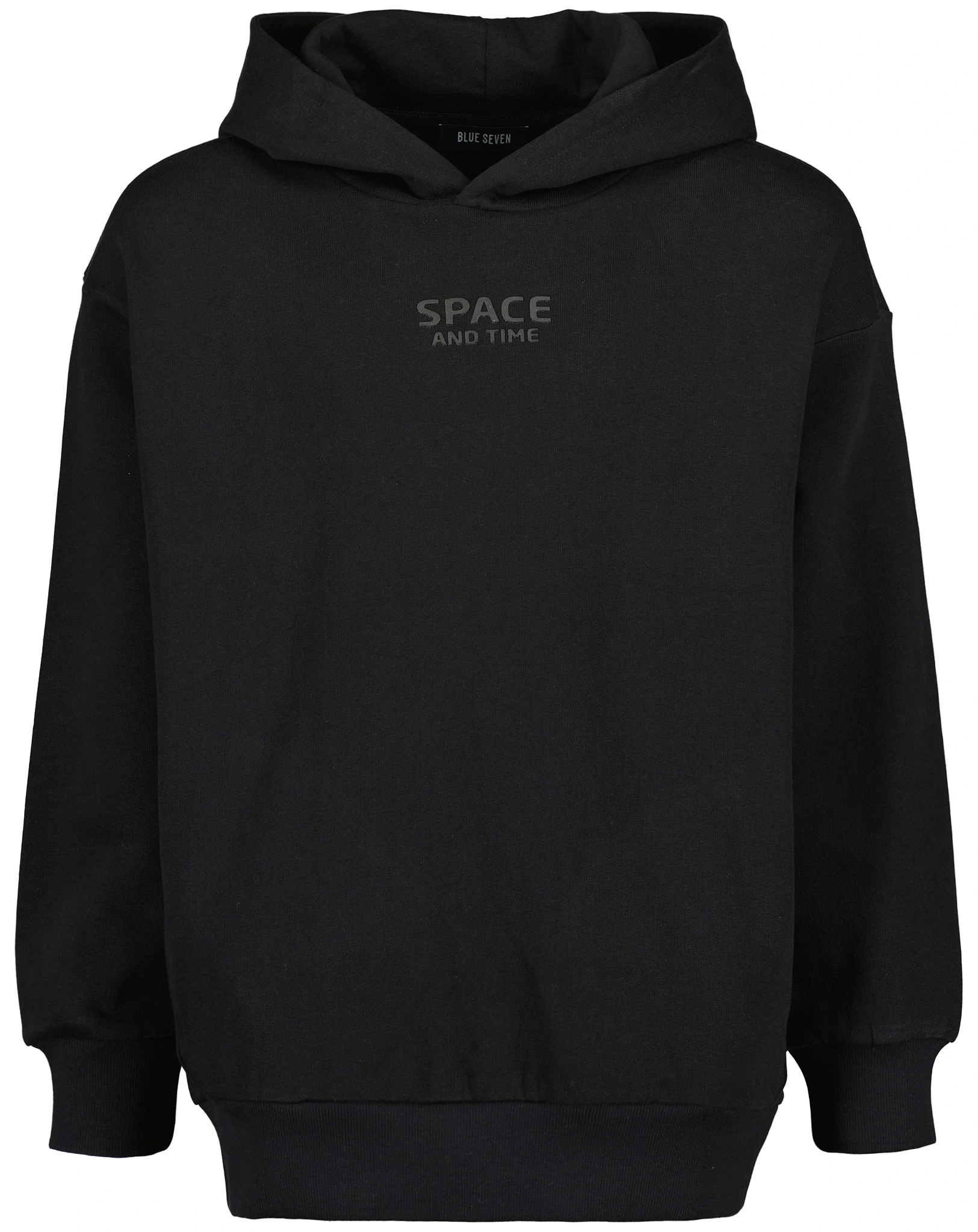 Kapuzensweatshirt SPACE AND TIME in schwarz