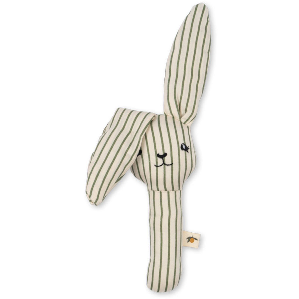 Køb Konges Sløjd Tea Stripe Bunny Hånd Rangle