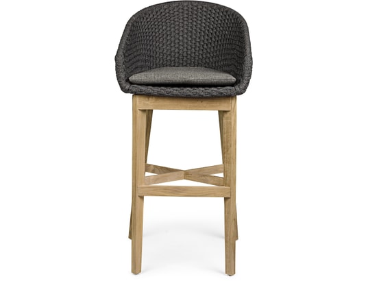 CONCEPT1 - Tabouret de bar Lot de 2T. Coachella anthracite (Bar)