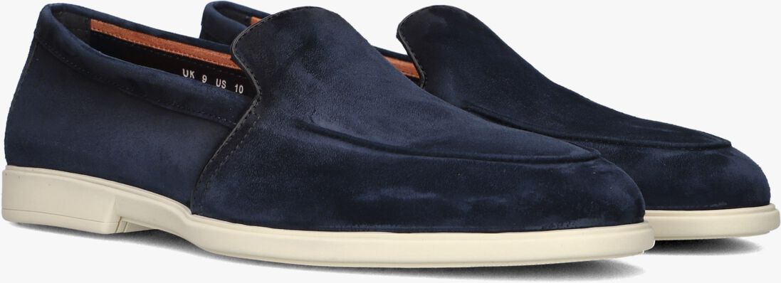 blauwe santoni instappers 18829 malibu