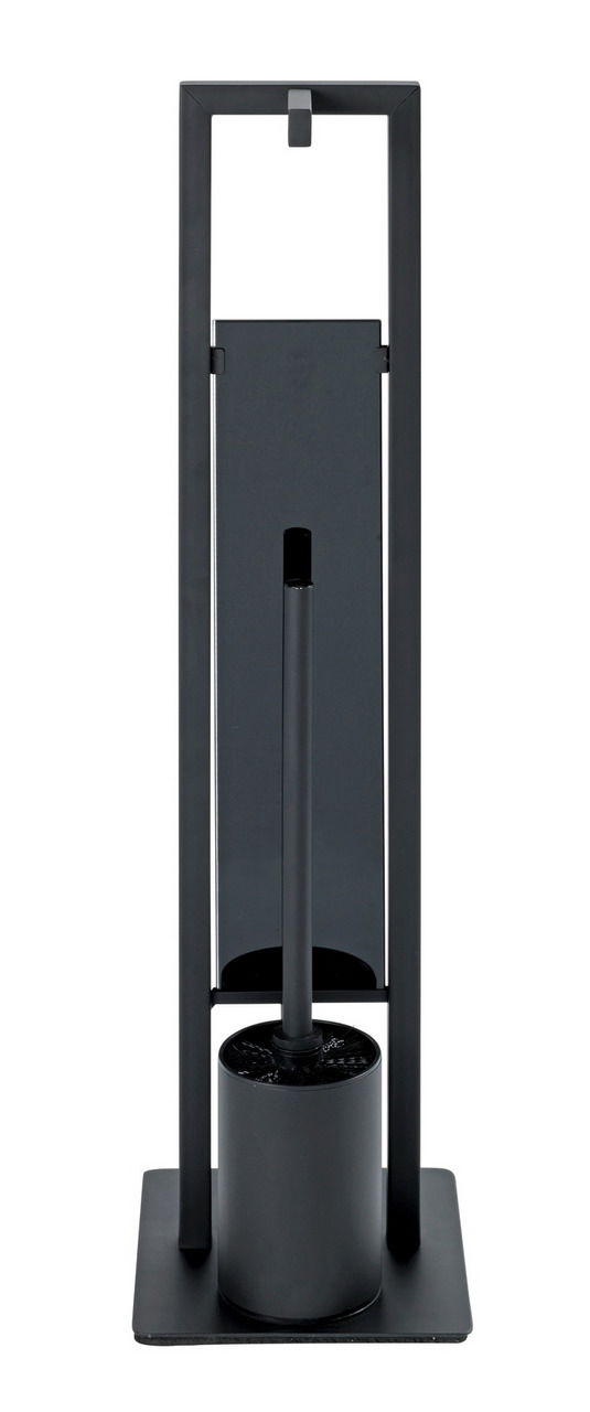 Wenko Stand WC-Garnitur Rivalta schwarz