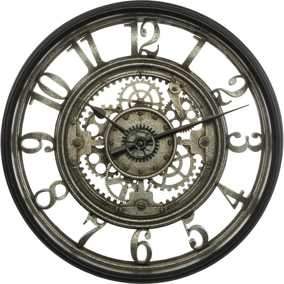 Atmosphera Wandklok/muur klok - Vintage - Dia 50 cm