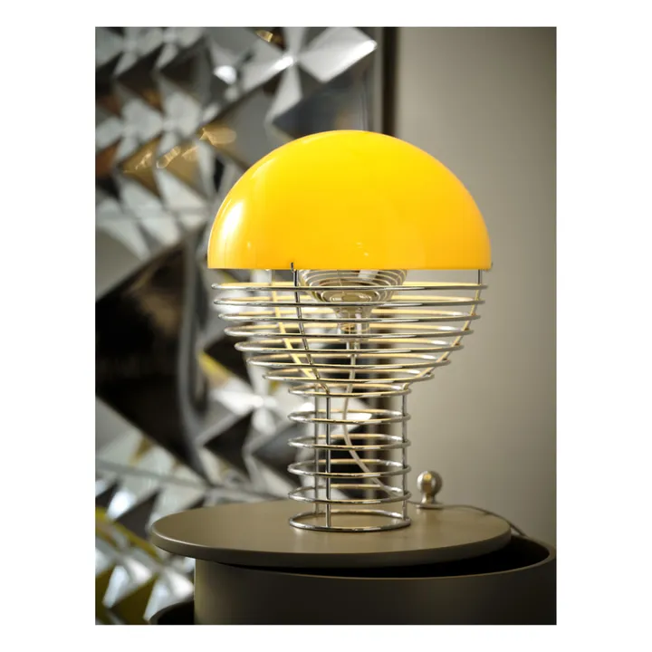 Verpan Lampe à poser Wire - Verner Panton | Jaune