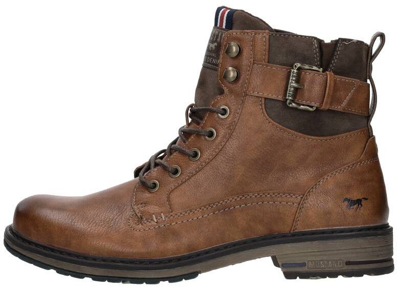 Mustang Veterschoenen Hoog cognac