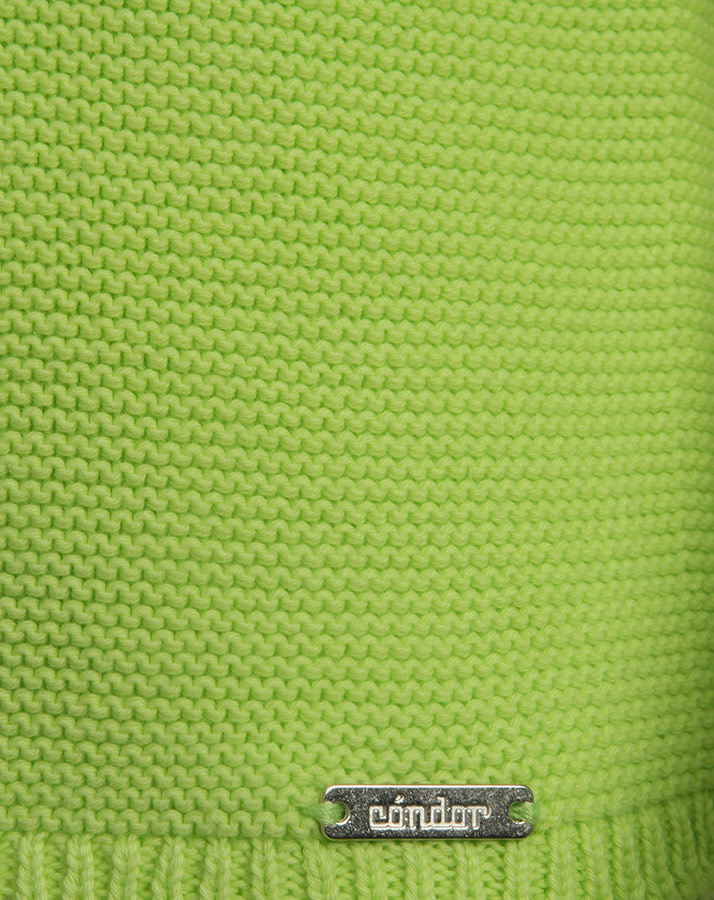 Strickcardigan in neongelb