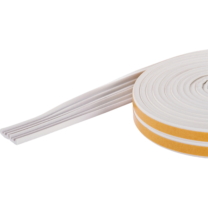 Fix-o-moll tochtband zelfklevend E 9x4mm 50m wit