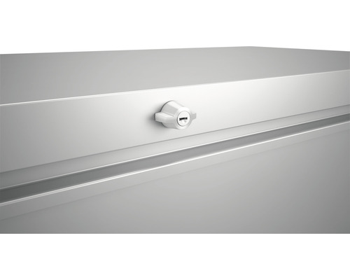 Biohort LoungeBox 160 opbergbox, 160 x 70 x 83,5 cm, zilver-metallic