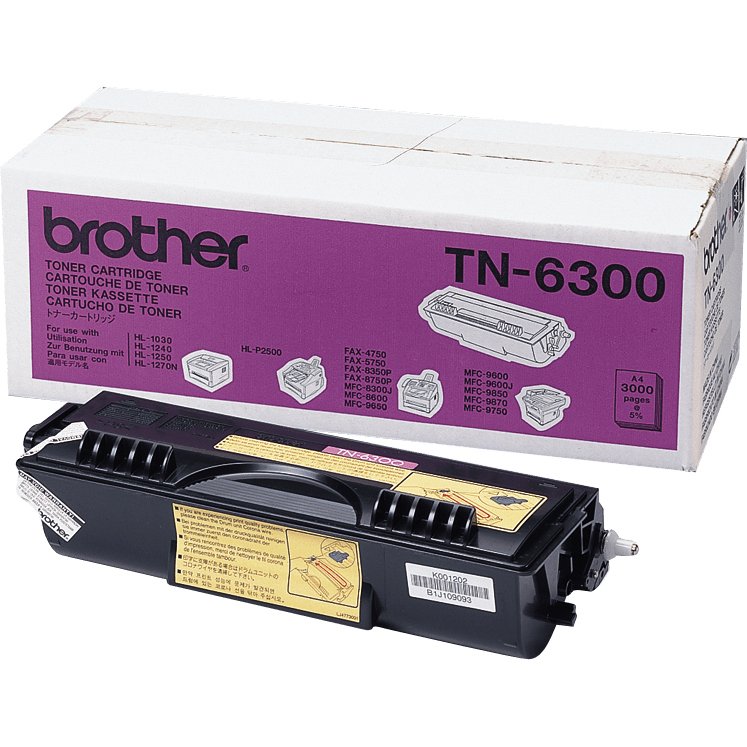 Brother Cartouche de toner TN-6300 originale à haut rendement – Noir