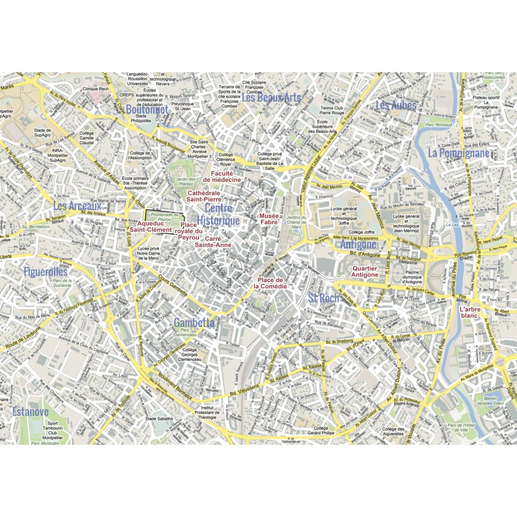Mypuzzle Montpellier 1000 Pièces