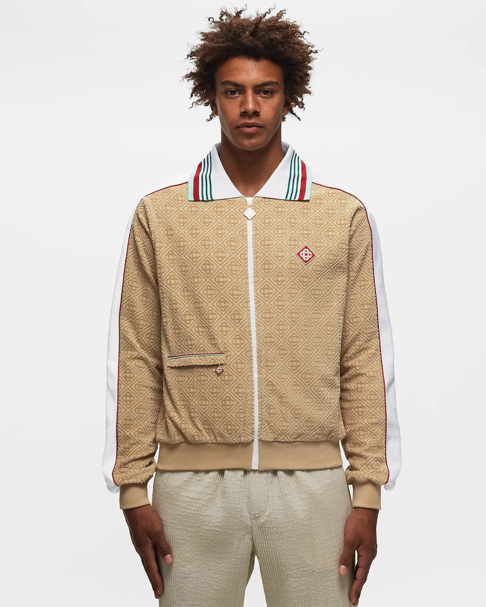 Casablanca MONOGRAM VELOUR JACKET