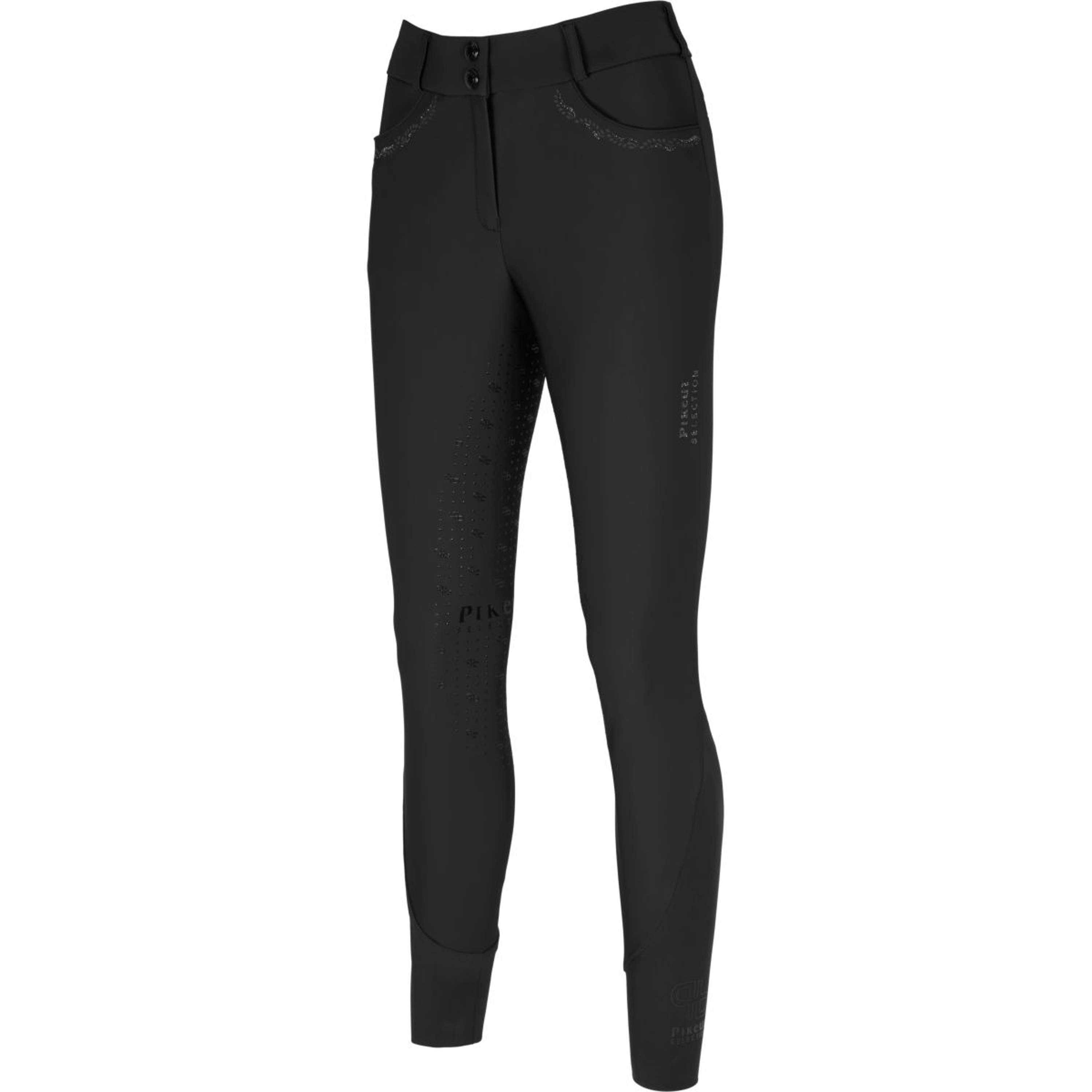 Pikeur Rijbroek Ceelina Full Grip Silicon Zwart