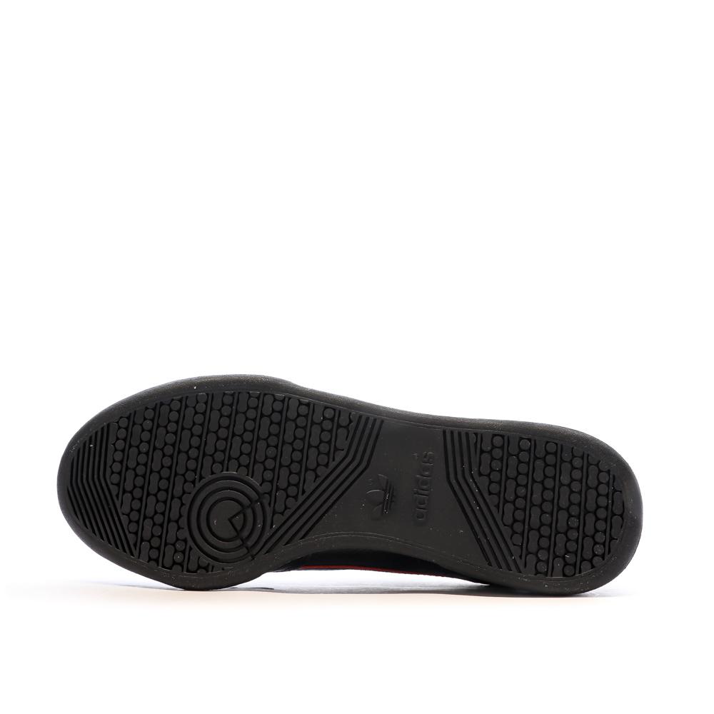 Adidas Baskets Noir/Rouge Homme Adidas Continental 80