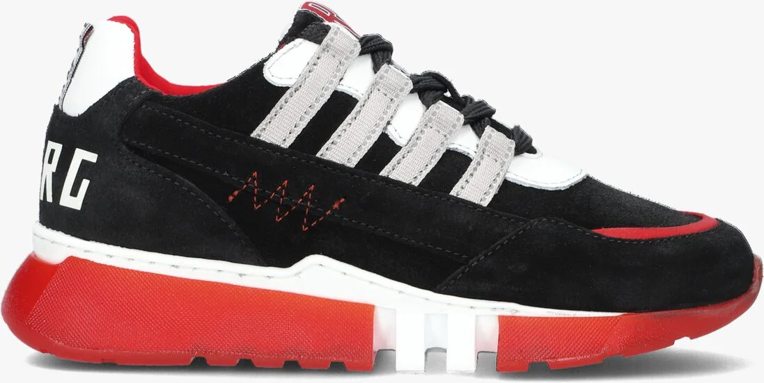 RED-RAG zwarte red-rag lage sneakers 13593