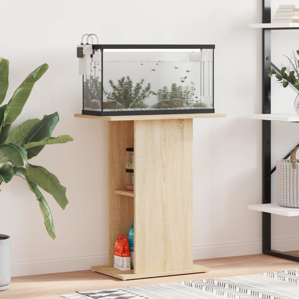 vidaXL Aquariumkast Sonoma Eiken 60,5x36x72,5 cm