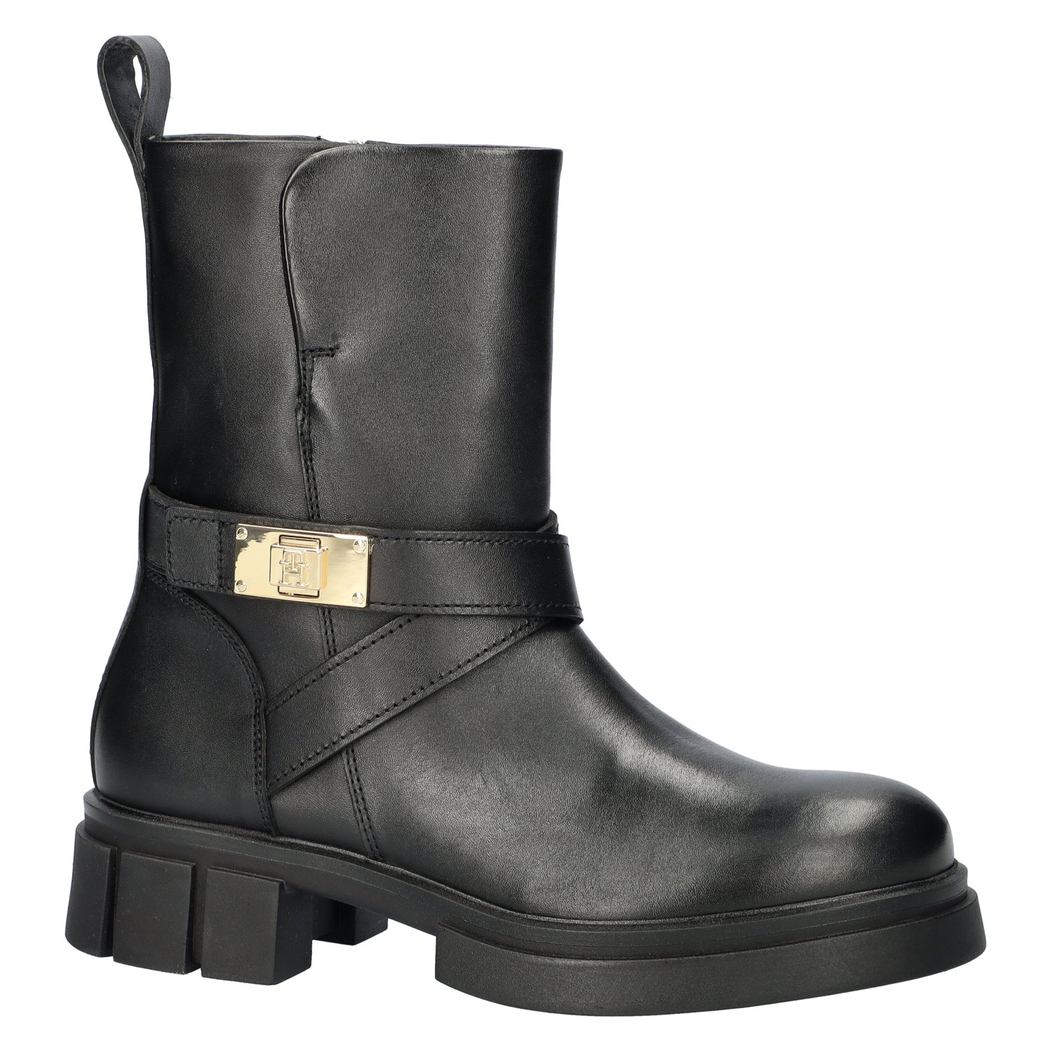 Tommy Hilfiger Biker dames bikerboot Tommy Hilfiger Zwart