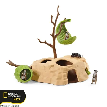 Schleich® 42530 Wild Life - Erdmännchen-Hügel (NatGeo)