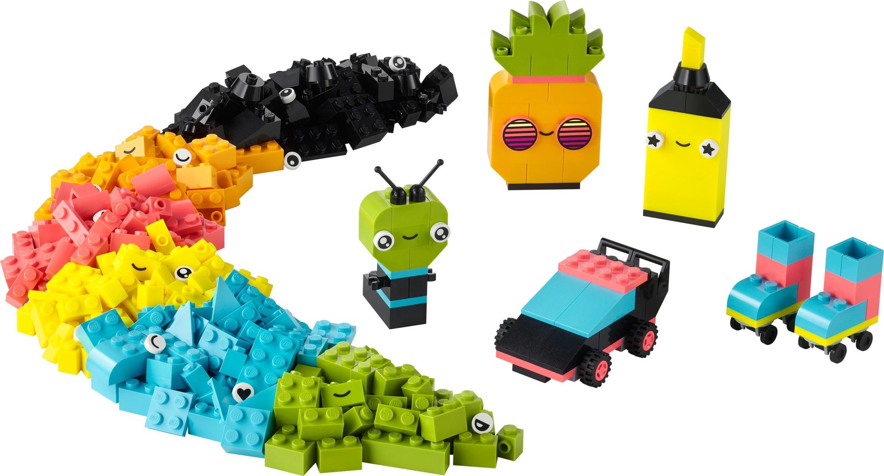 LEGO Classic - Kreativt sjov med neonfarver (11027)