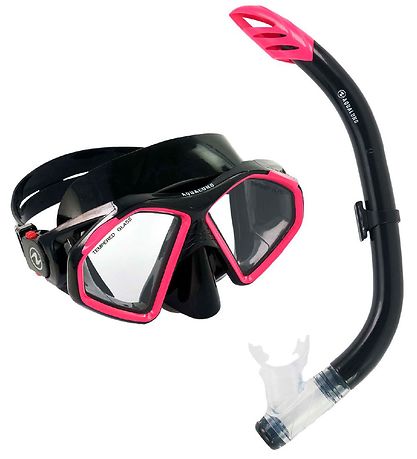 Aqua Lung Snorkels?t - Adult - Combo Hawkeye/Pike - Sort/Pink