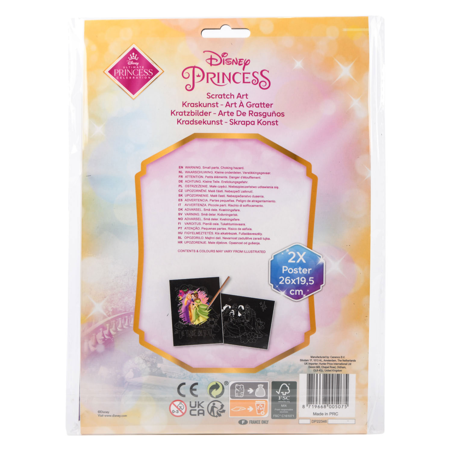 Disney Prinses Kraskunst, 2st.