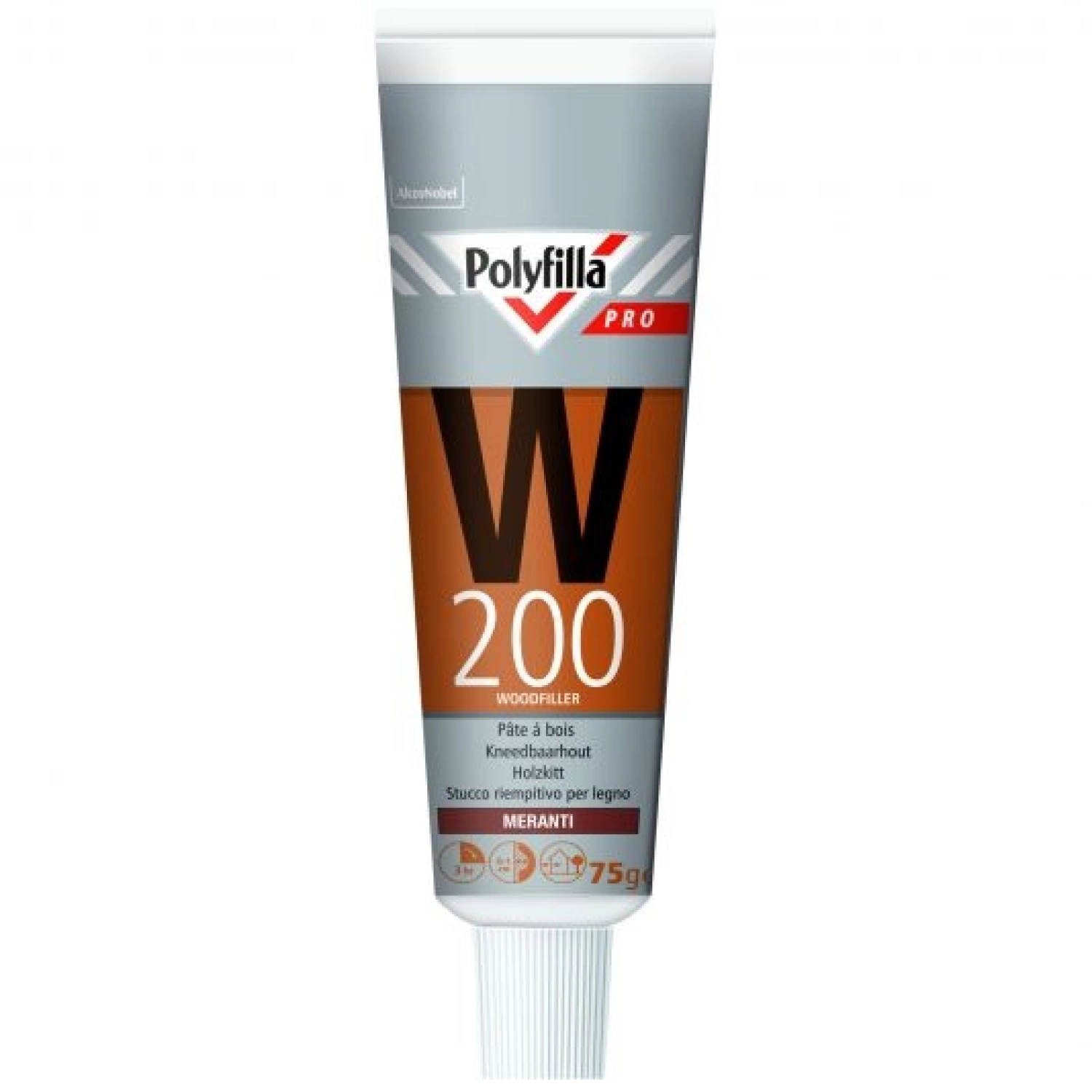 Polyfilla W200 Kneedbaar Hout - Meranti - 75gr