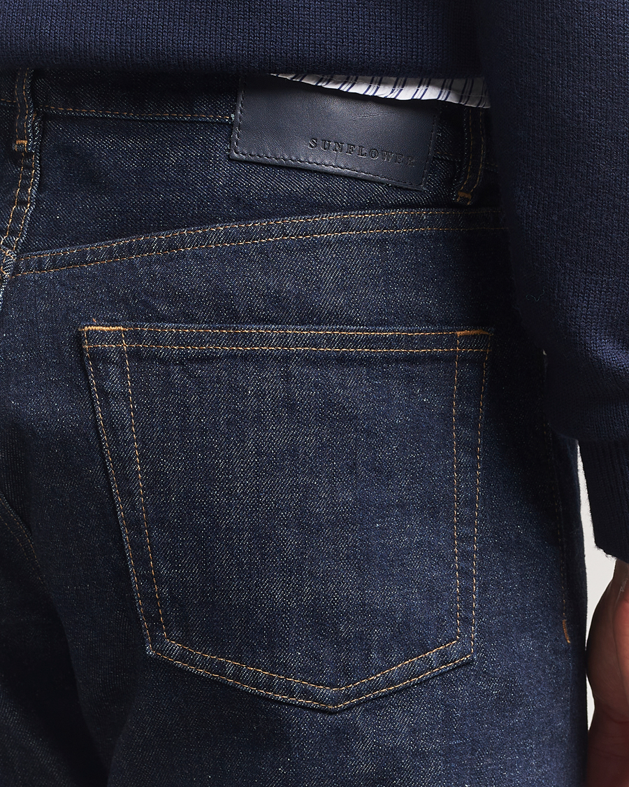 Sunflower Straight Twist Jeans Simple Rinse Blue