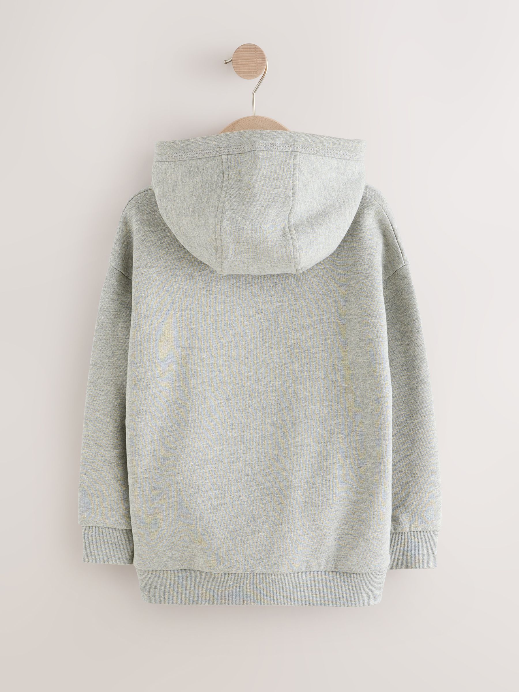 Grijze borduurwerkcontroller - Grafische print hoodie voor oudere jongens (3-16jaar)