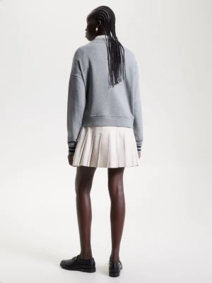 Moletom Varsity Relaxed com Gola Alta