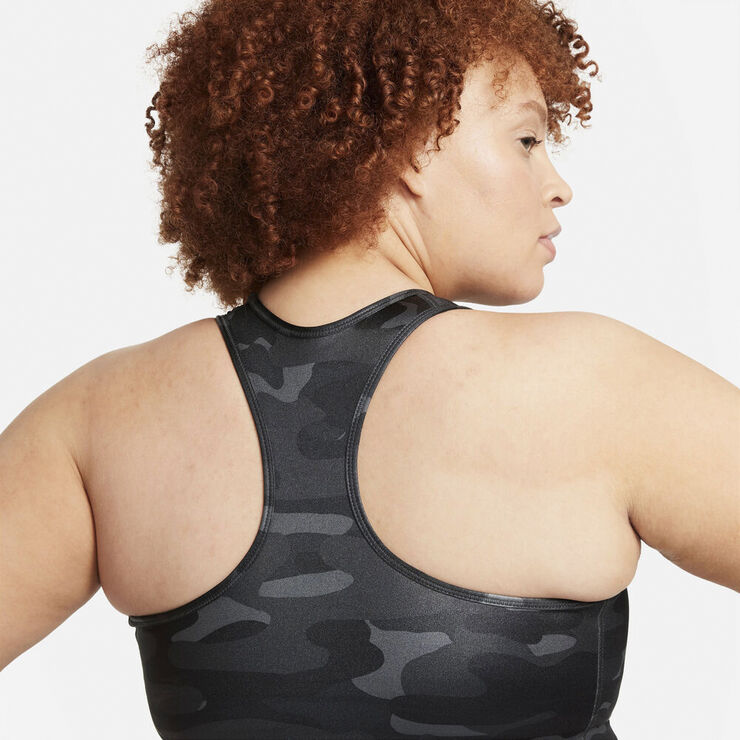 Nike Dri-FIT Swoosh High-Support sports bh (Plus Size) Grå