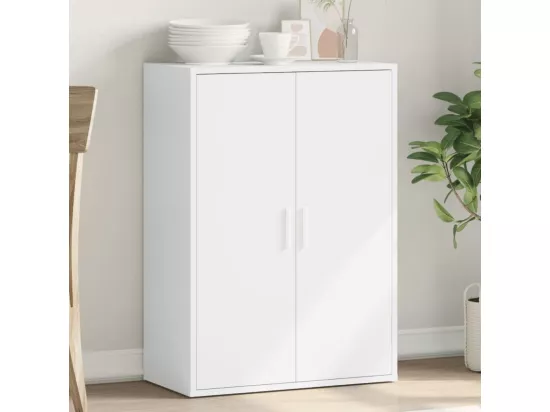 Buffet blanc 60x31x84 cm bois d'ingénierie