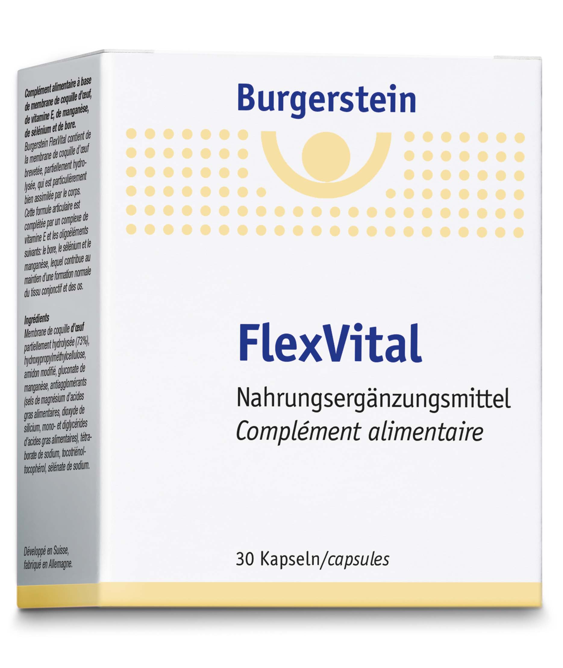 BURGERSTEIN FlexVital<br>30 Stück, Blister, Kapsel