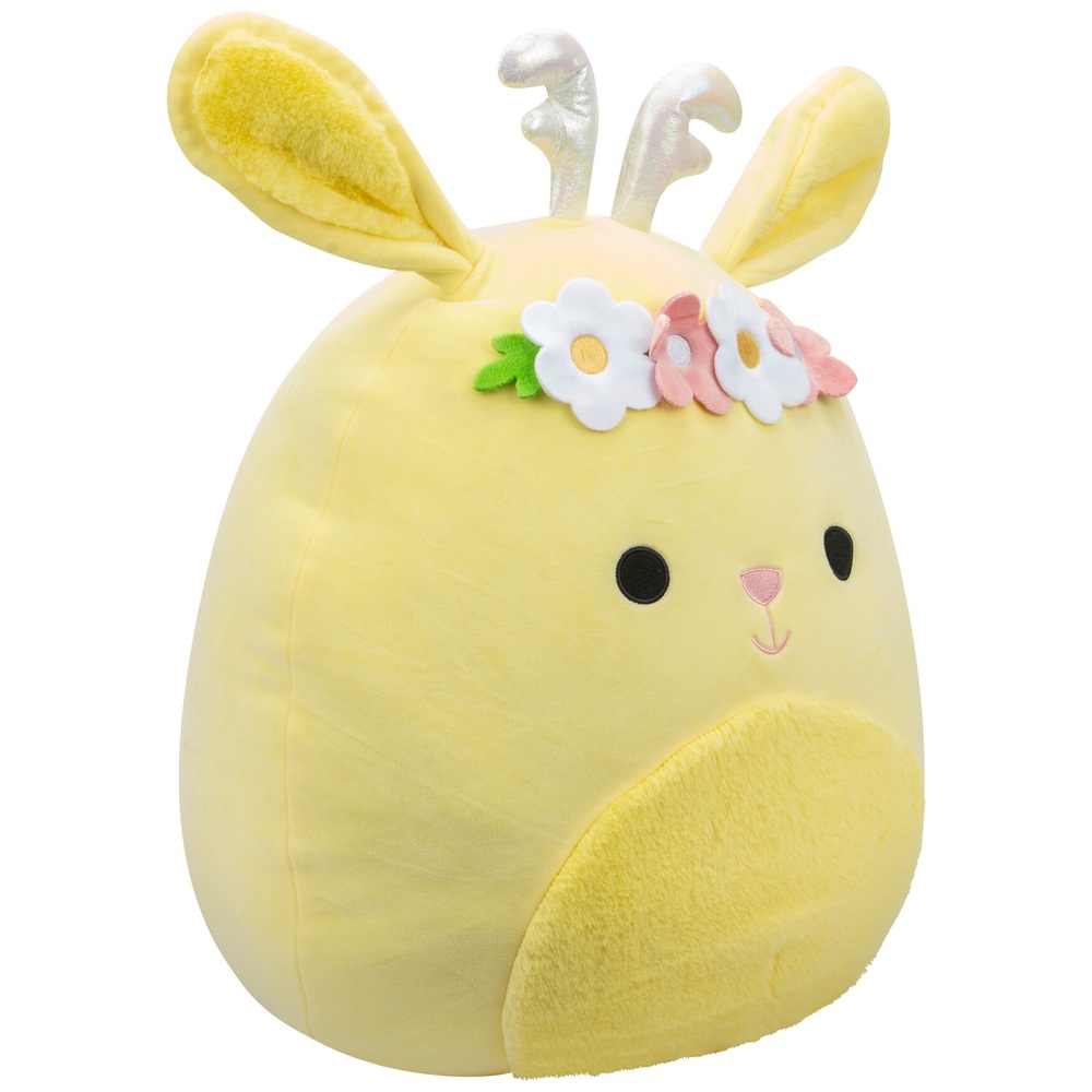 Original Squishmallows 40cm Juana, das gelbe Jackalope-Plüschtier