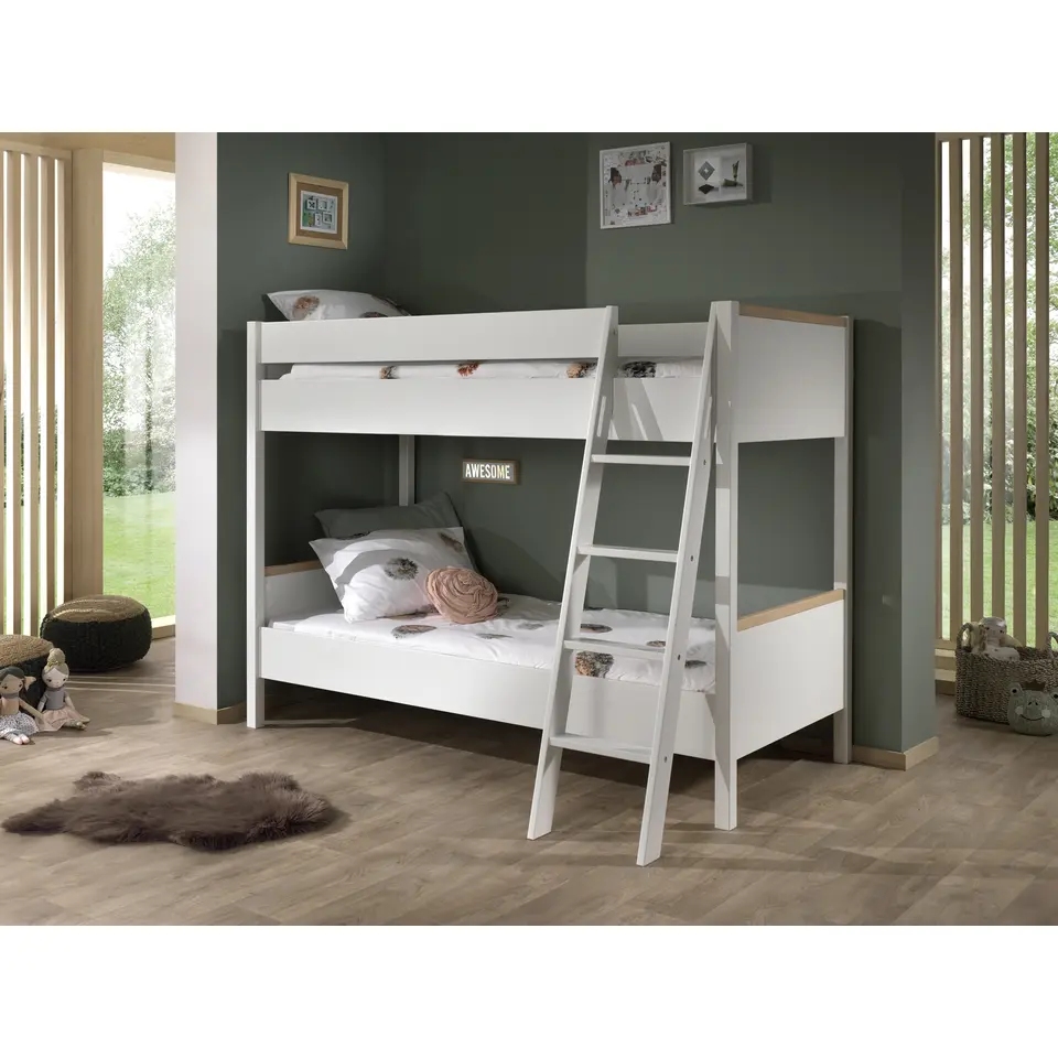 Vipack Stapelbed London 90x200 - wit