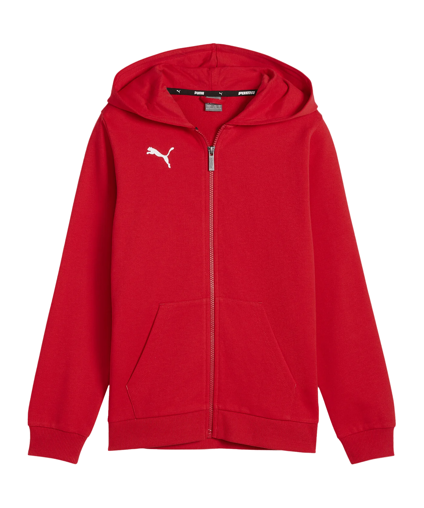 PUMA teamGOAL Casuals Kapuzenjacke Kids Rot F01