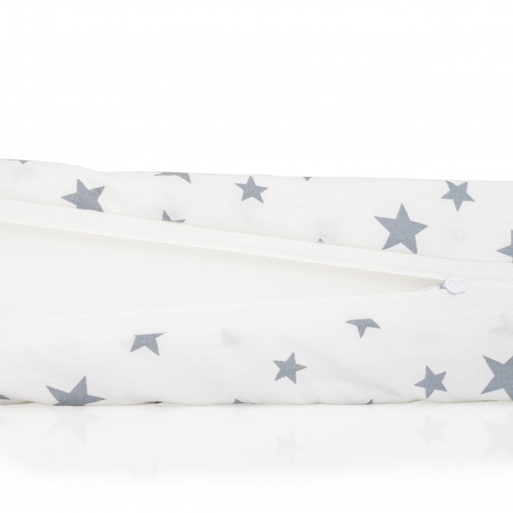 Moni Babybett-Matratze Classico 120 x 60 x 9 cm, Bezug abnehmbar, 100% Baumwolle weiß